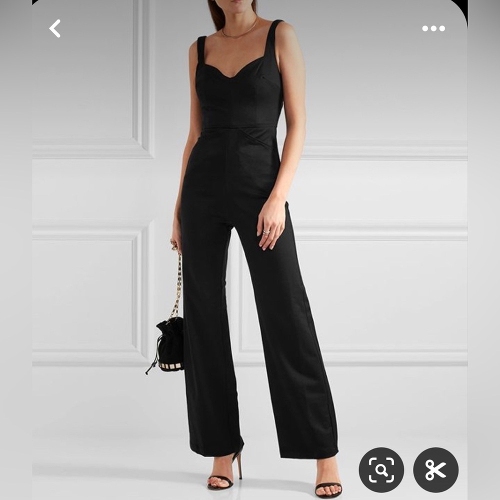 Reformation black jumpsuit